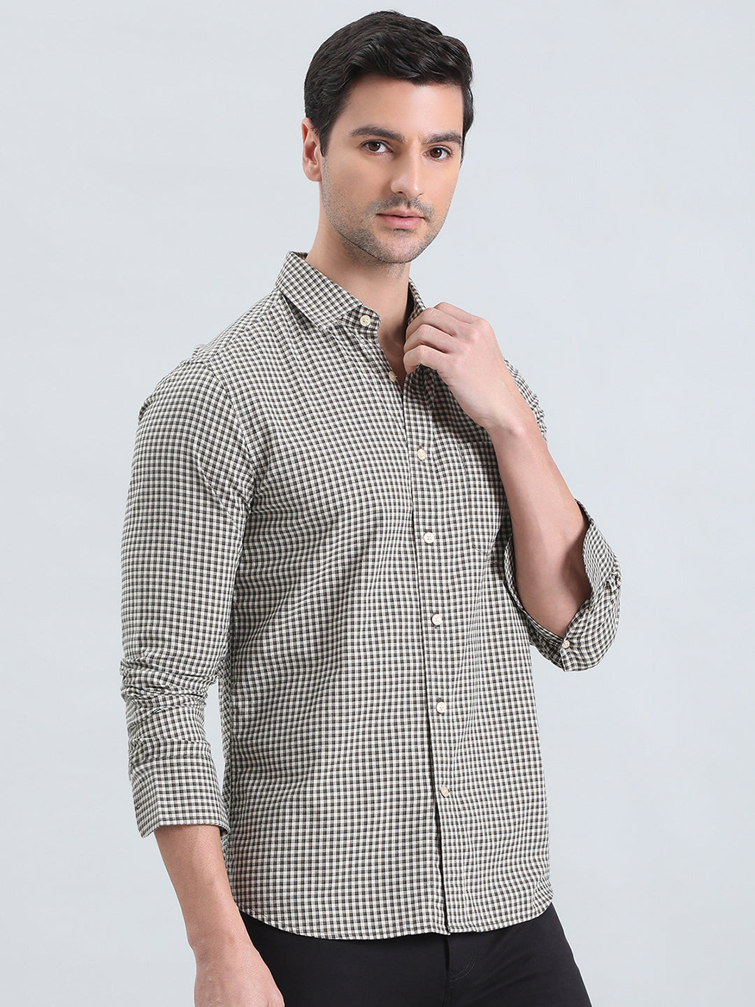 100% Cotton Regular Fit Check Shirt