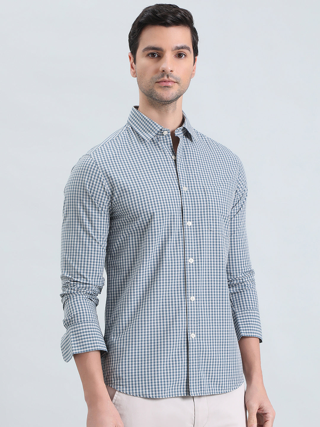 100% Cotton Regular Fit Check Shirt