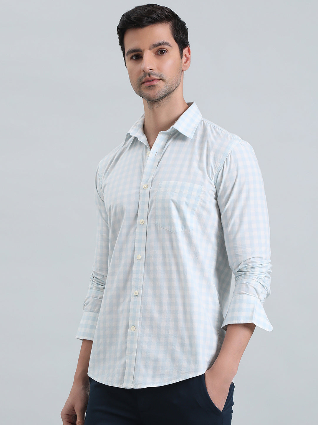 100% Cotton Regular Fit Check Shirt