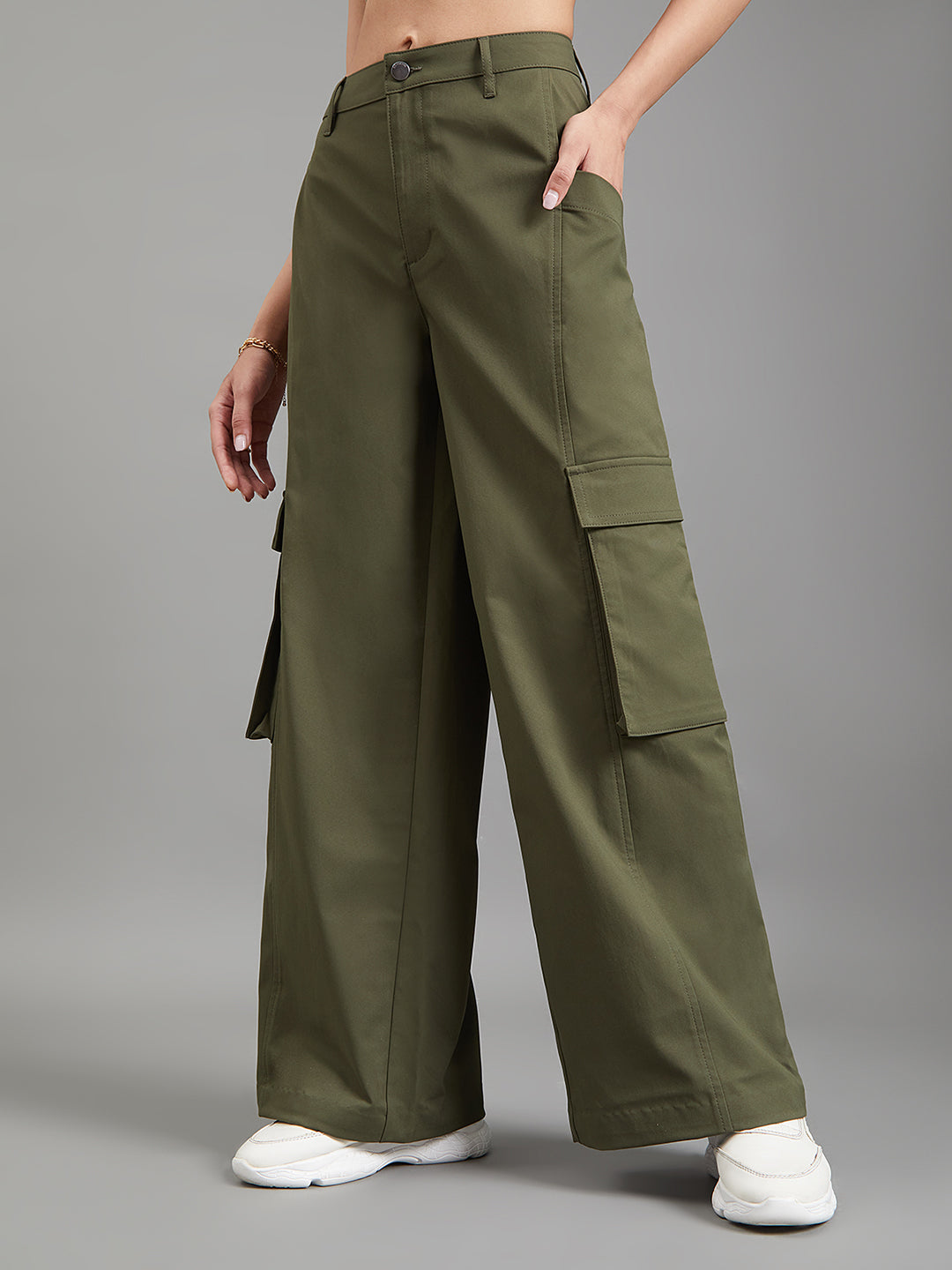 Dark Olive Cargo Pants