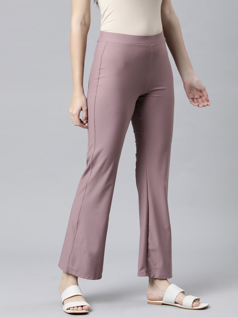 Dusty Rose Suede Big Bells  Bell bottoms outfit, Flattering pants