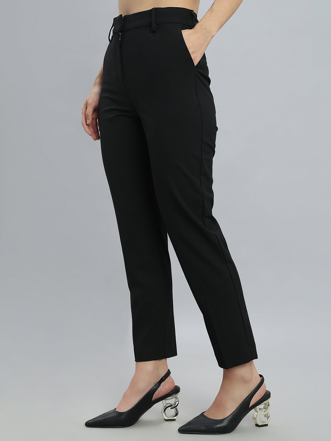 Black Smart Fit Pant