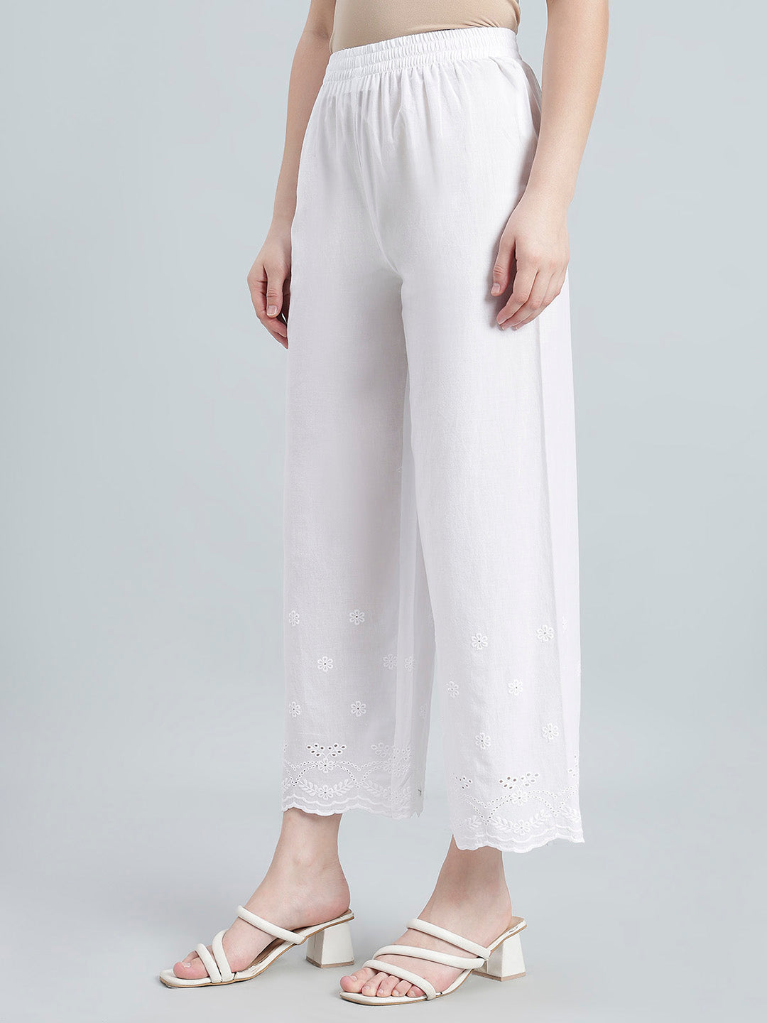 White Hakoba Wide Pant