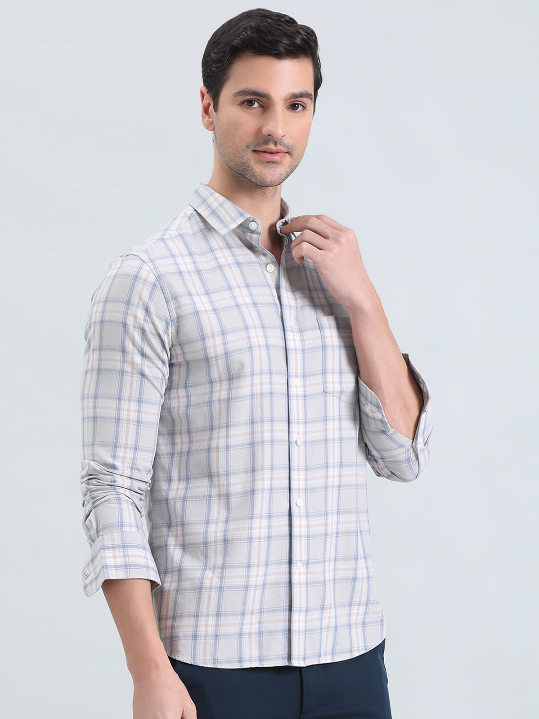 100% Cotton Regular Fit Check Shirt