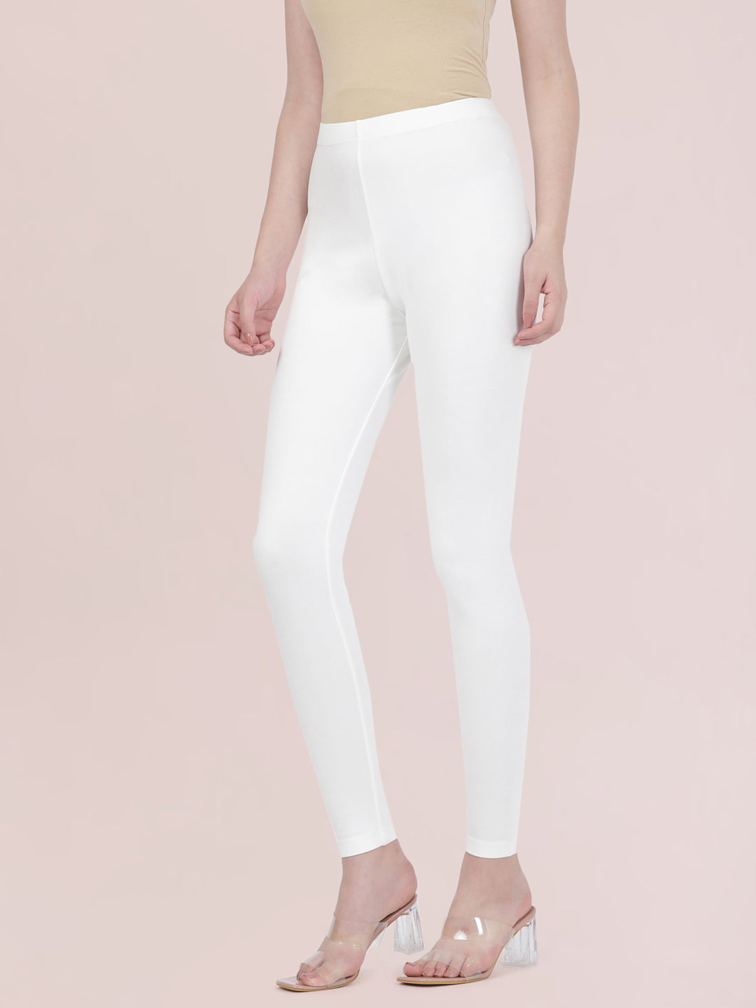 White Ponte Smart Fit Leggings