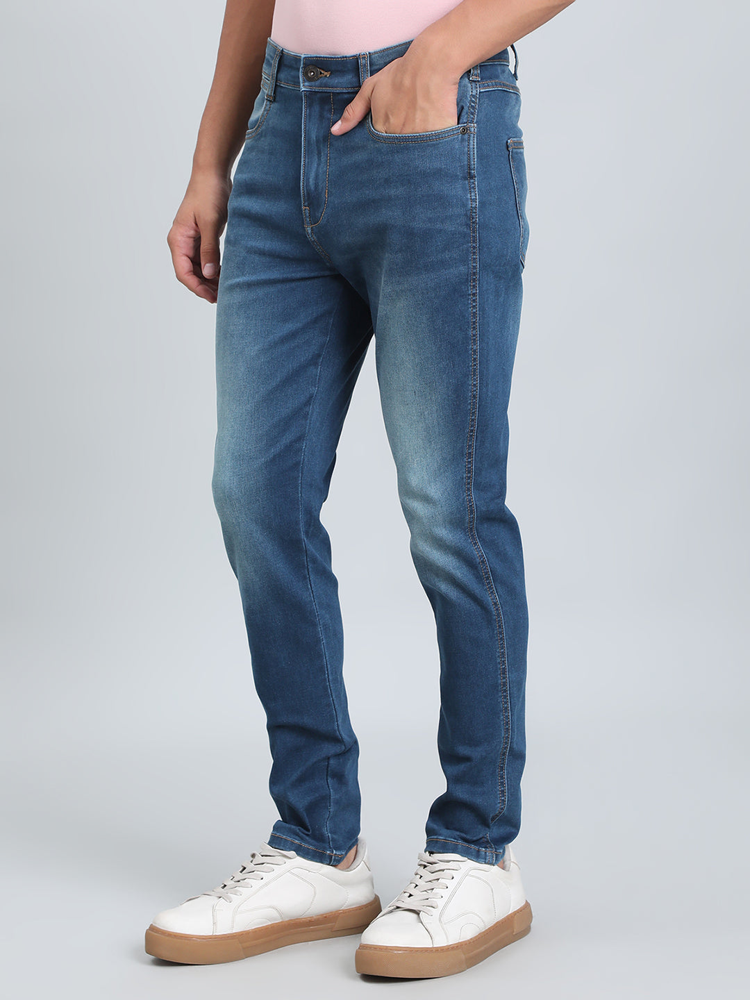 Petite Tapered Ankle Jeans