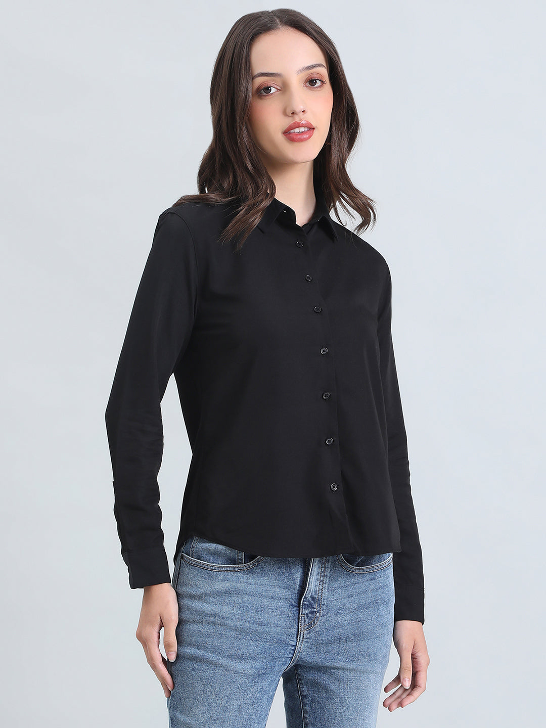 Rayon Classic Collar Shirt