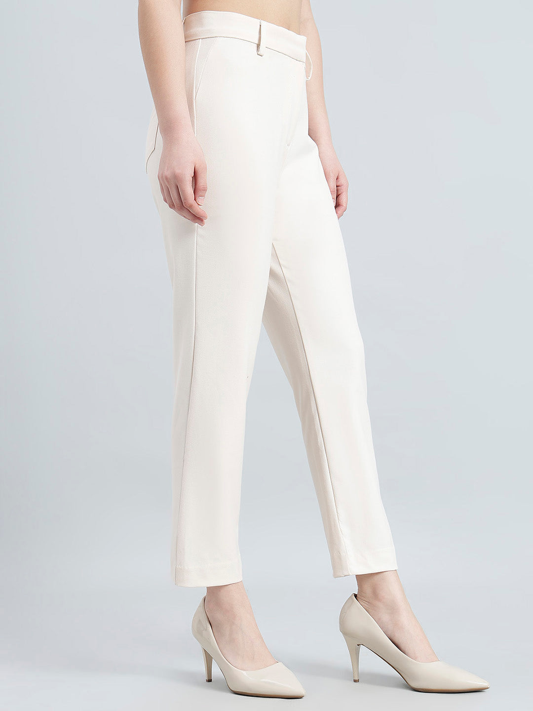 Cream Smart Fit Pant