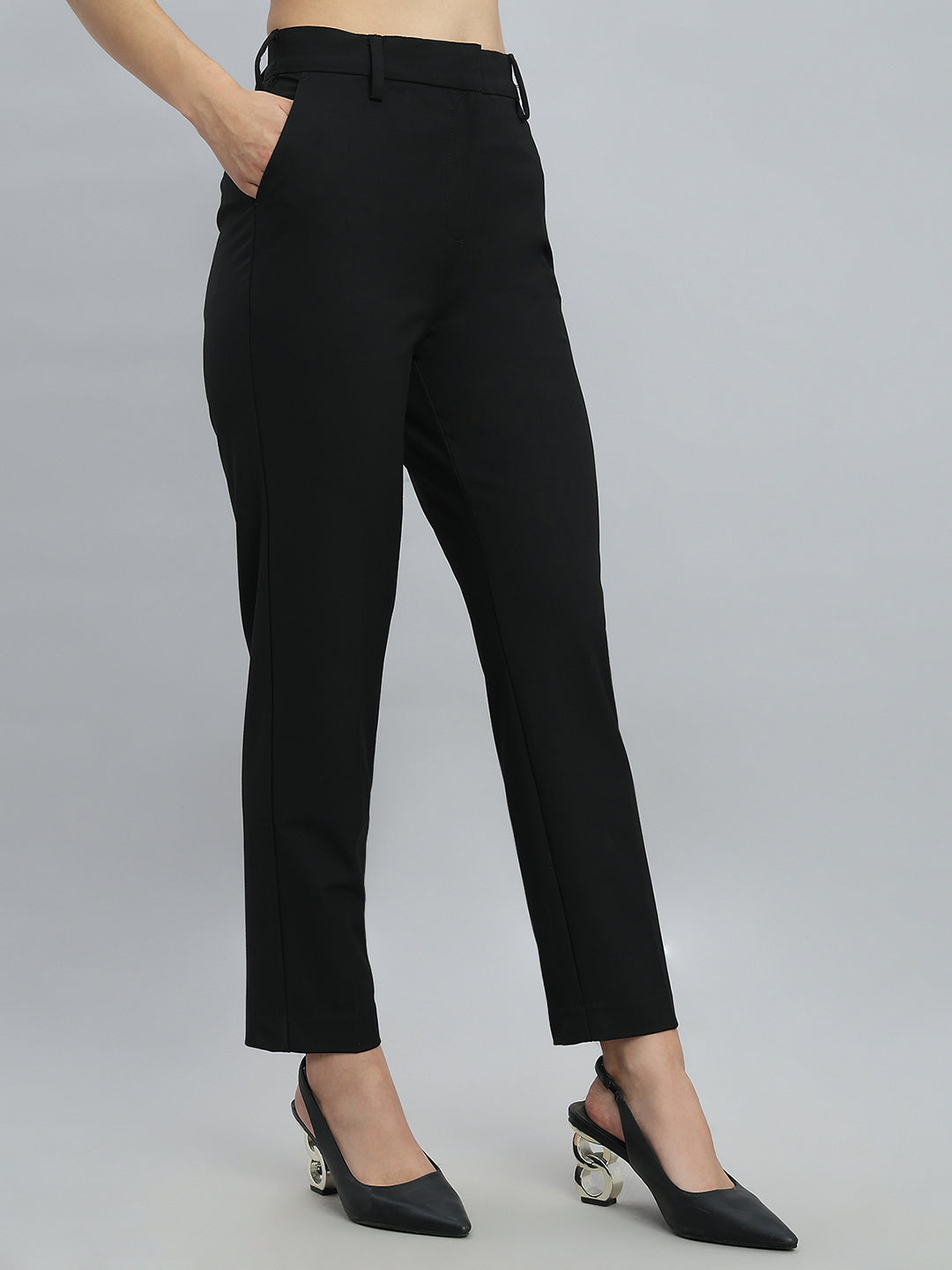 Black Smart Fit Pant