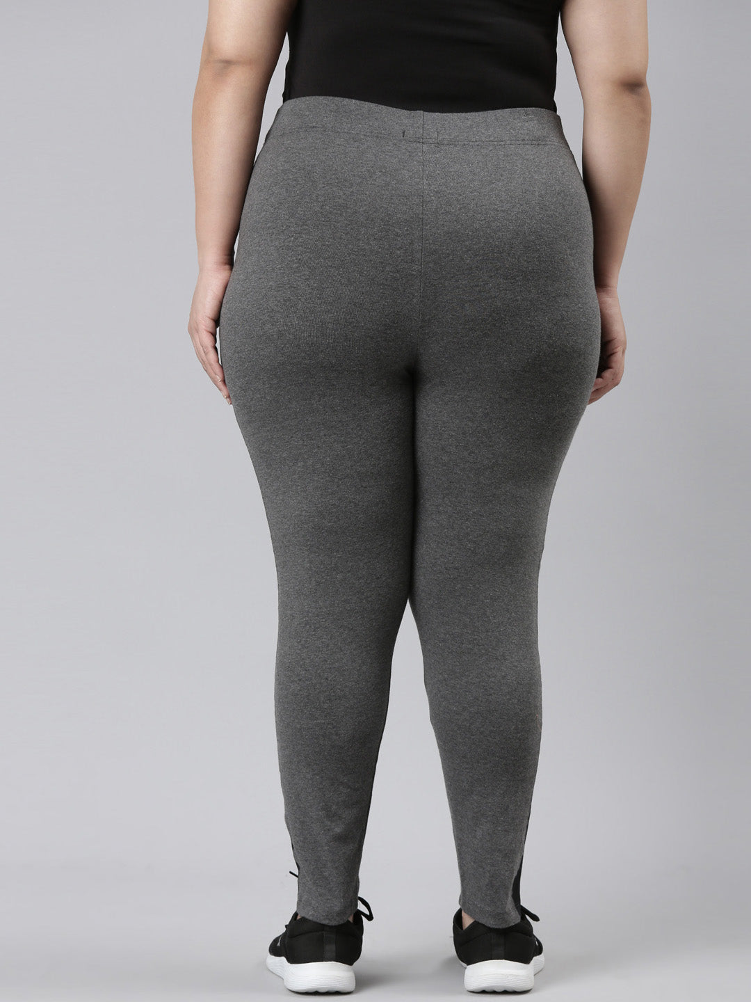 Uni Hosiery Co. Sofra Ladies Fleece Lined Leggings - Charcoal / Gray 