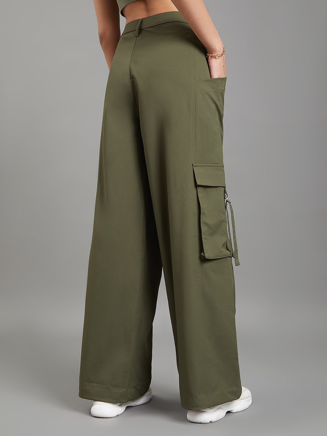 Dark Olive Cargo Pants