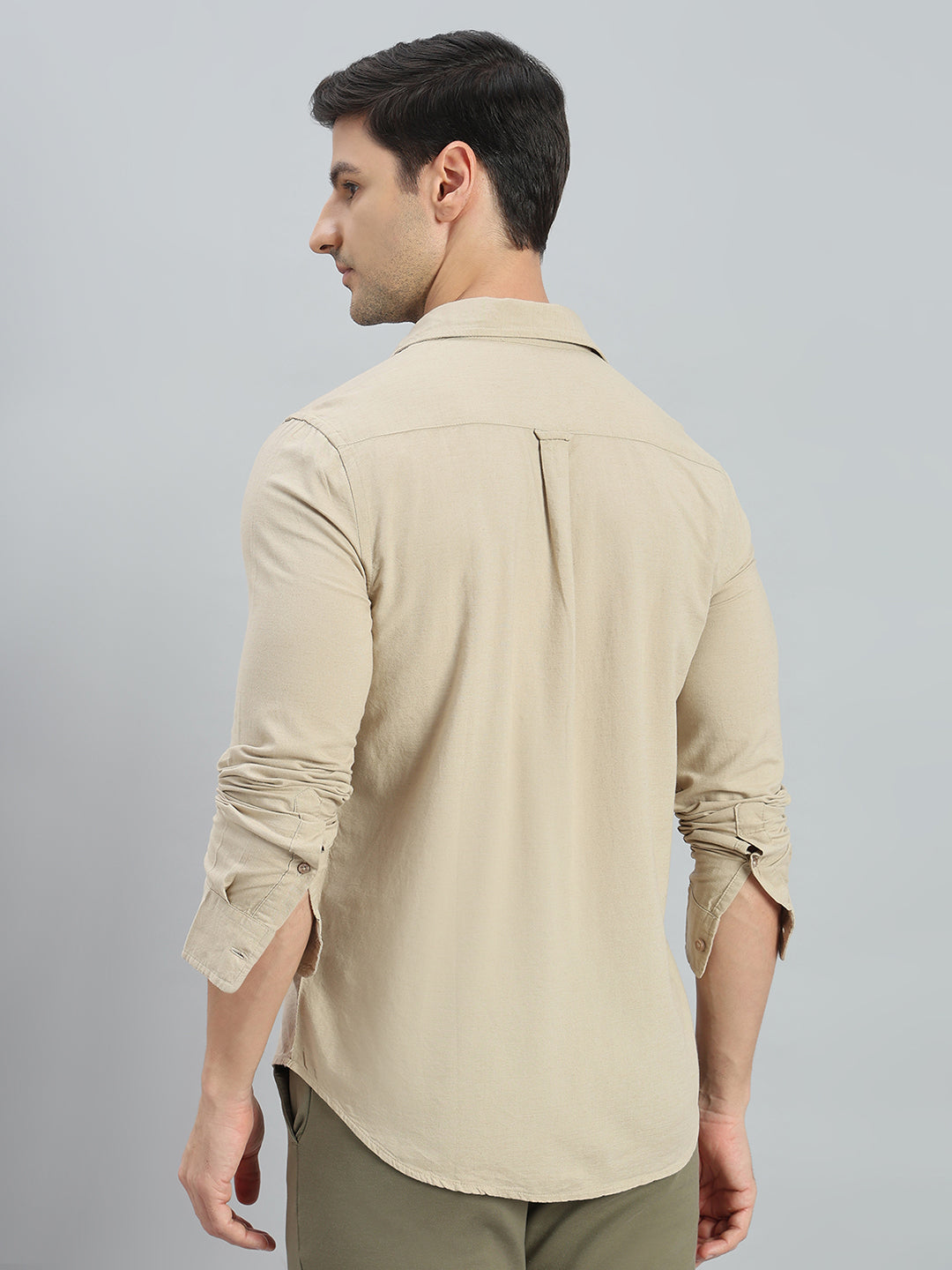 Linen Blend Regular Fit Shirt