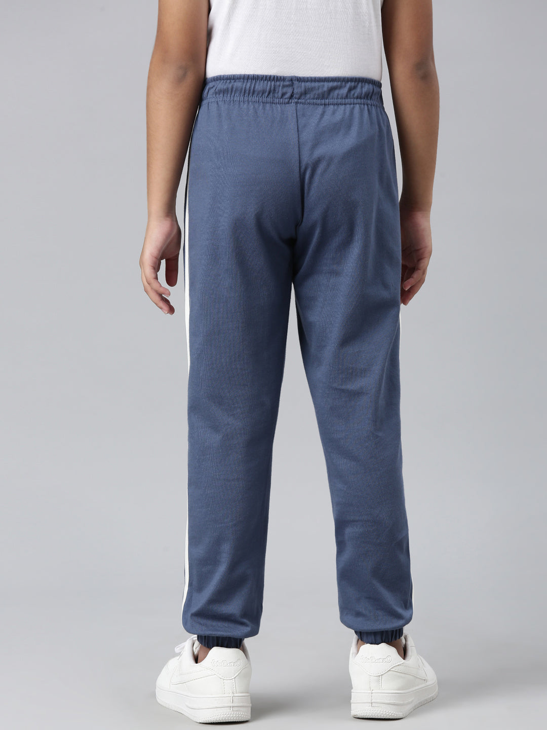 Blue Cotton Joggers