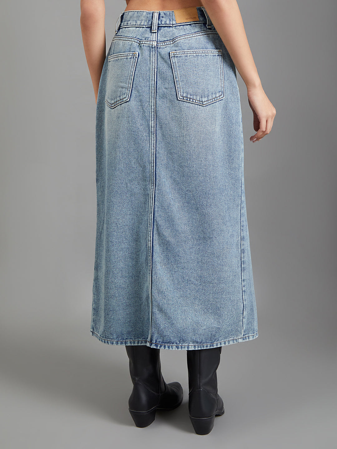 Blue Denim Skirt