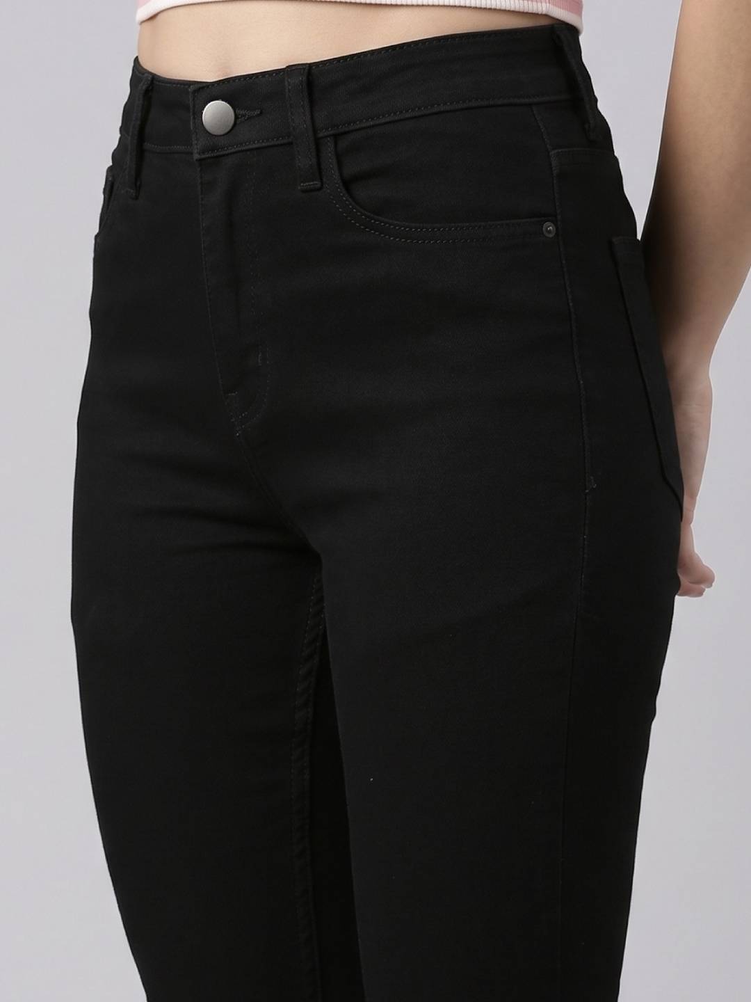 Black Denim Skinny Jeans