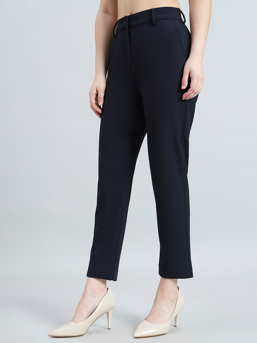 Navy Smart Fit Pant