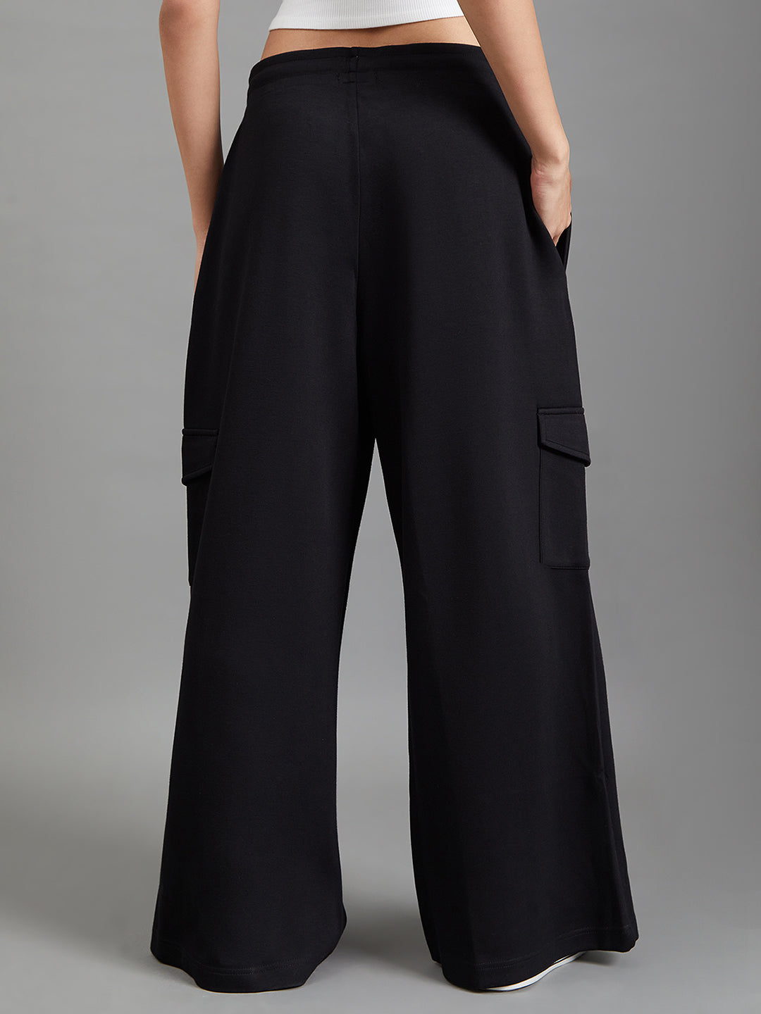 Black Cargo Sweatpants