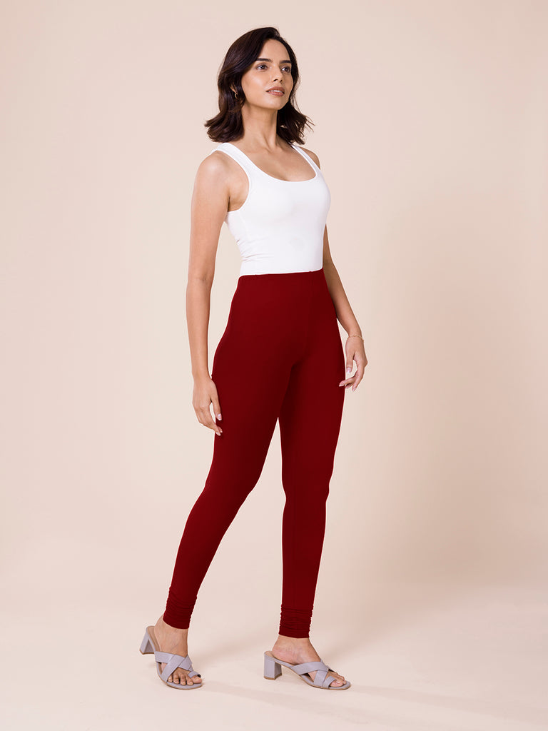 Buy Red Leggings for Women by AVAASA MIX N' MATCH Online | Ajio.com