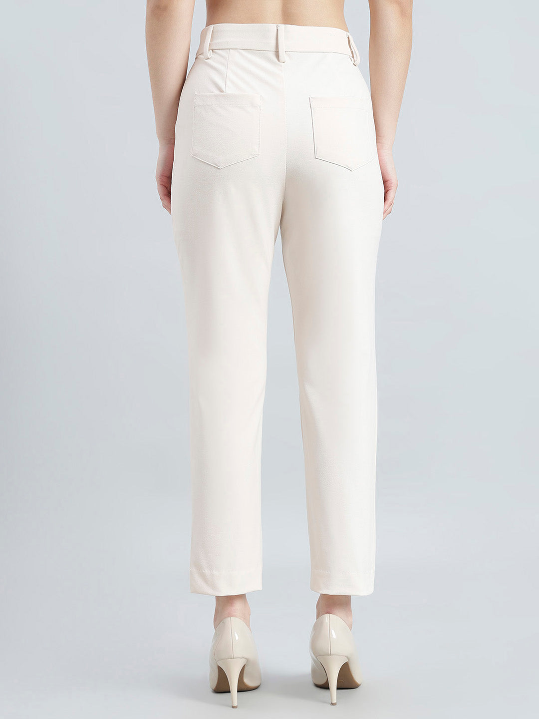 Cream Smart Fit Pant