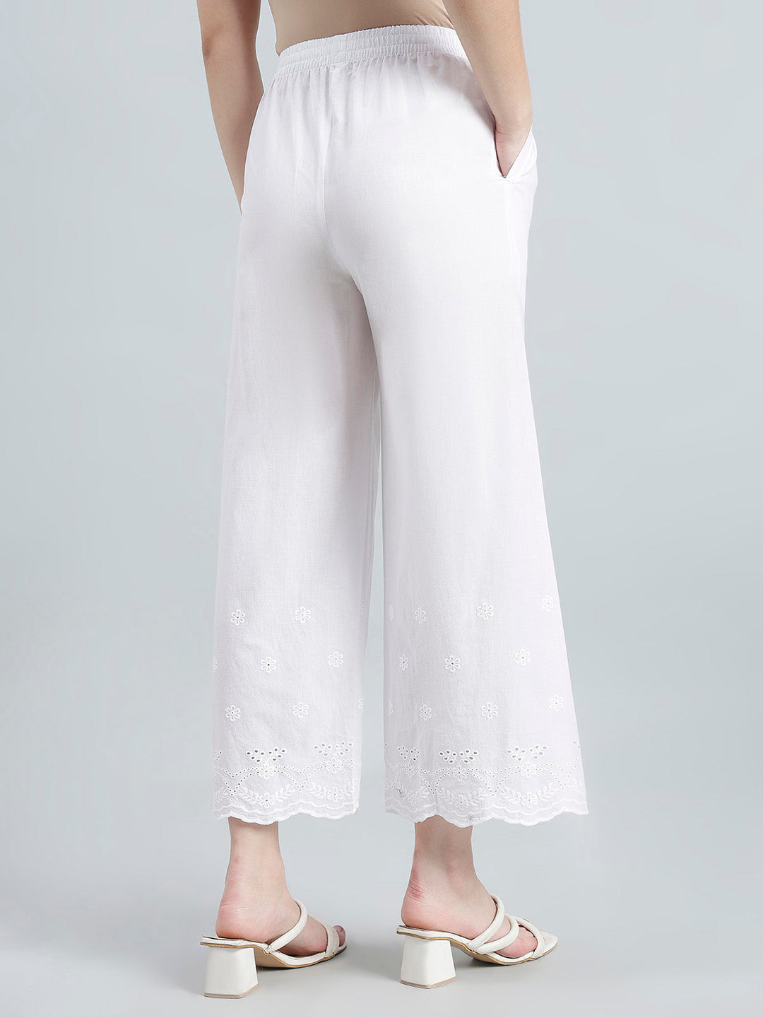 White Hakoba Wide Pant