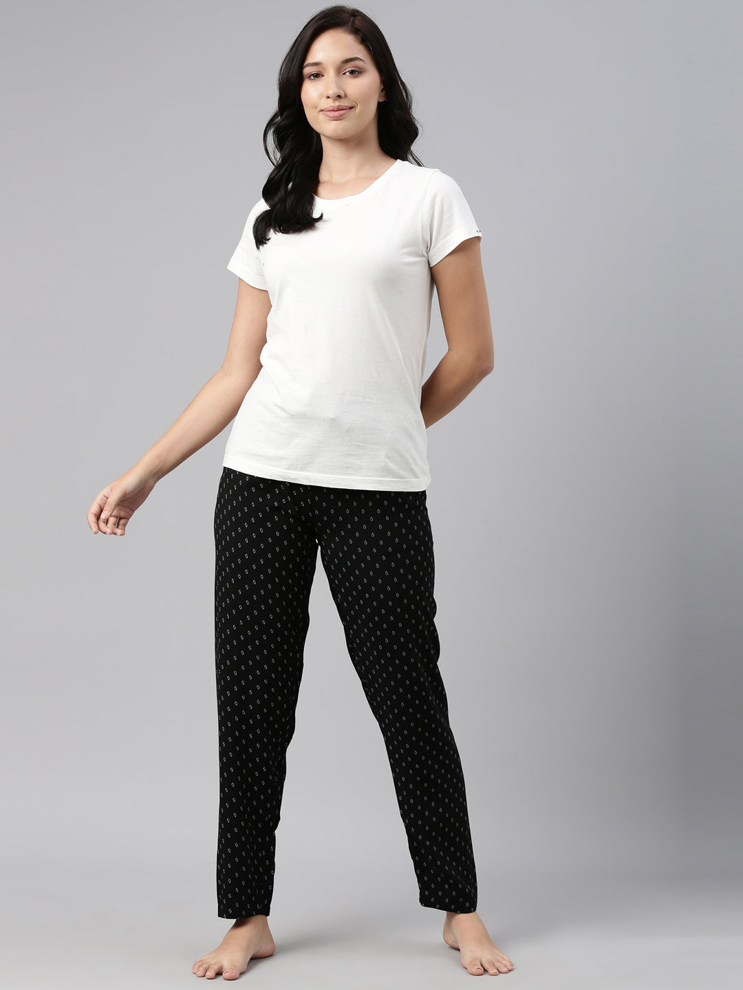 Print 73/3 Woven Viscose Printed Lounge Pants