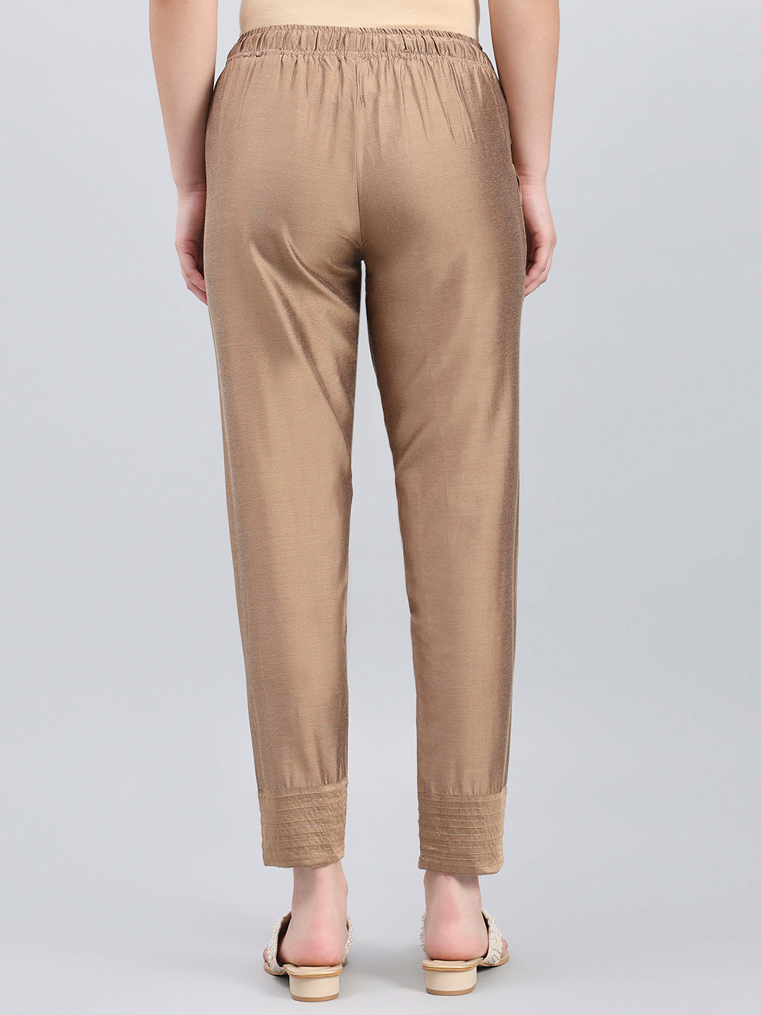 Modal Gold Festive Metallic Pants