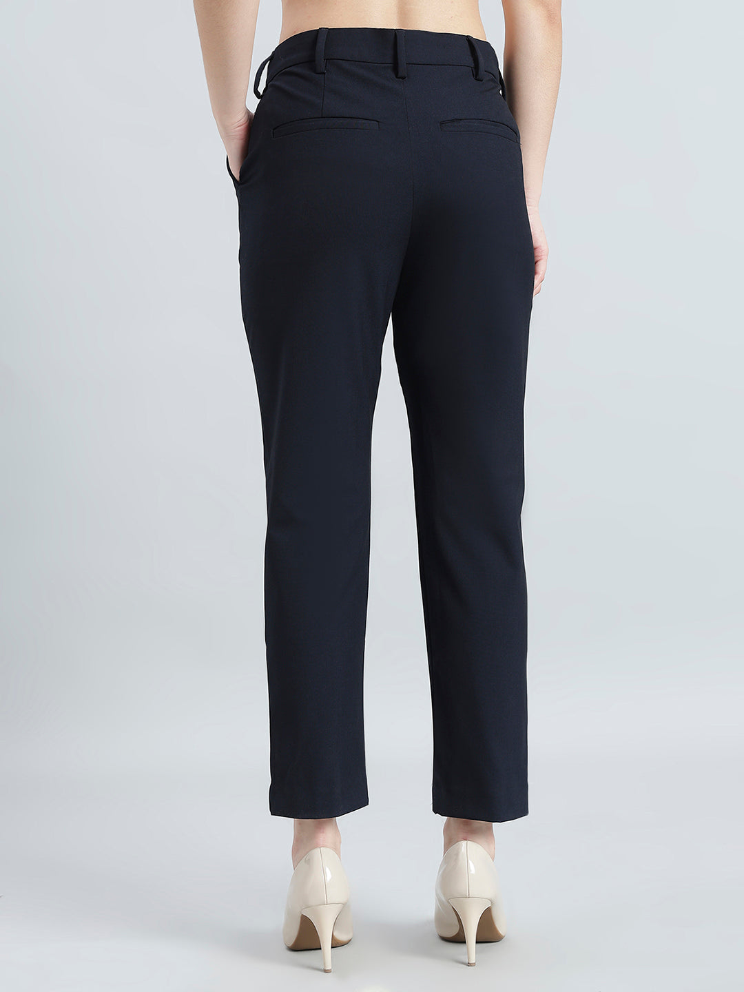 Navy Smart Fit Pant