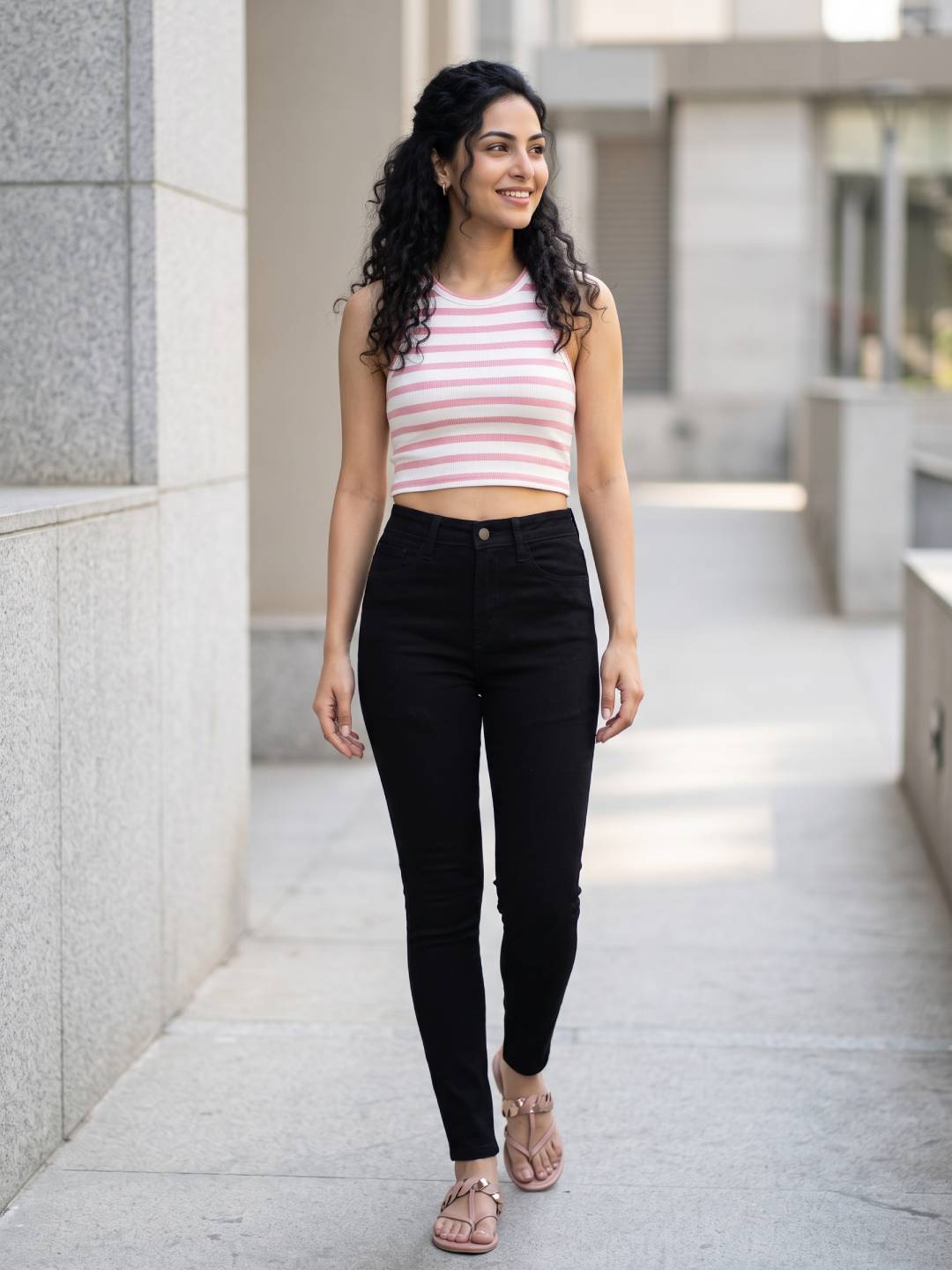 Black Denim Skinny Jeans