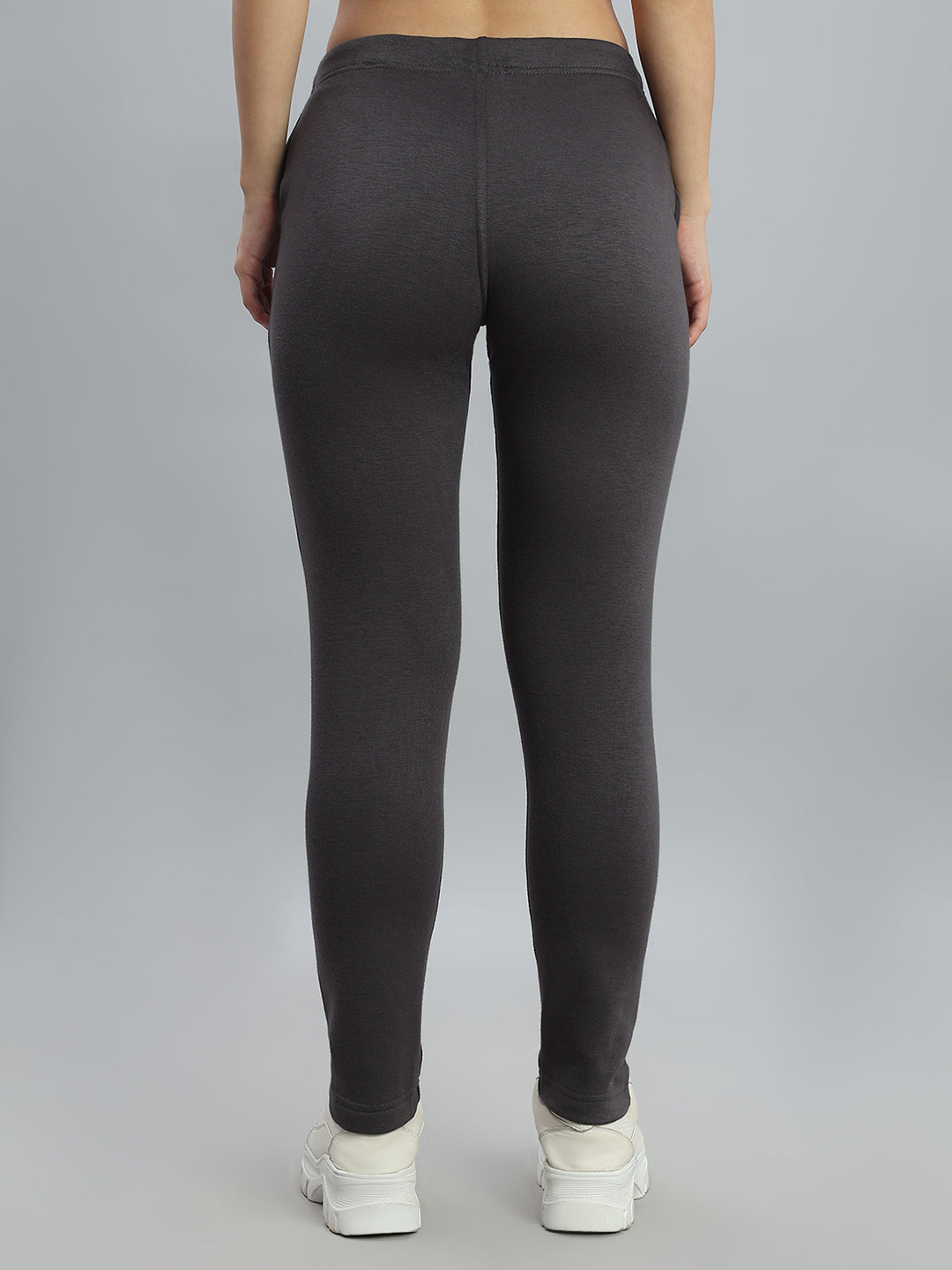 Silver Grey Fleece Ultra Warm Kurti Pant