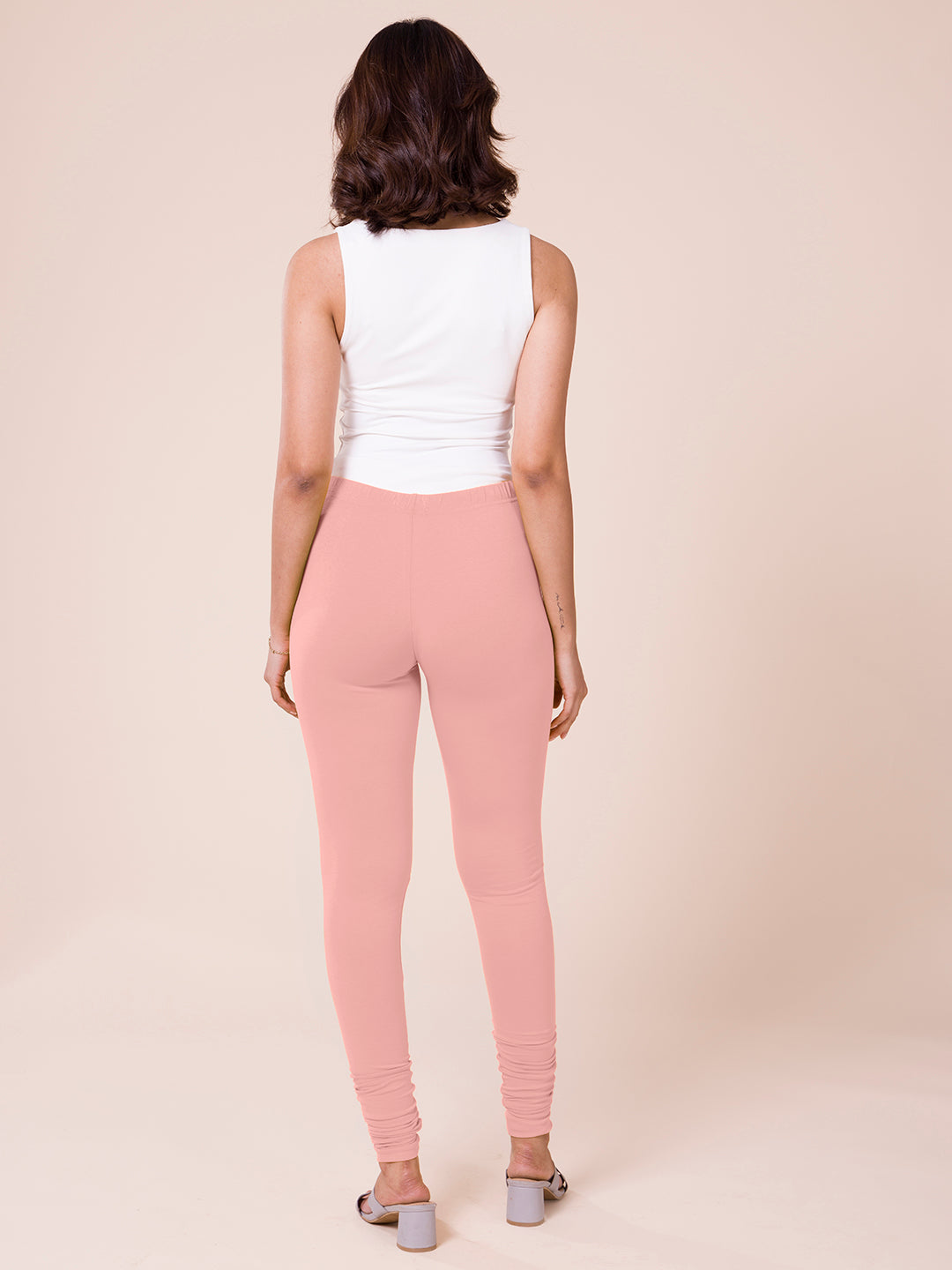 Buy HIRSHITA Women Baby Pink Solid 100% Cotton Leggings (XL) Online at Best  Prices in India - JioMart.