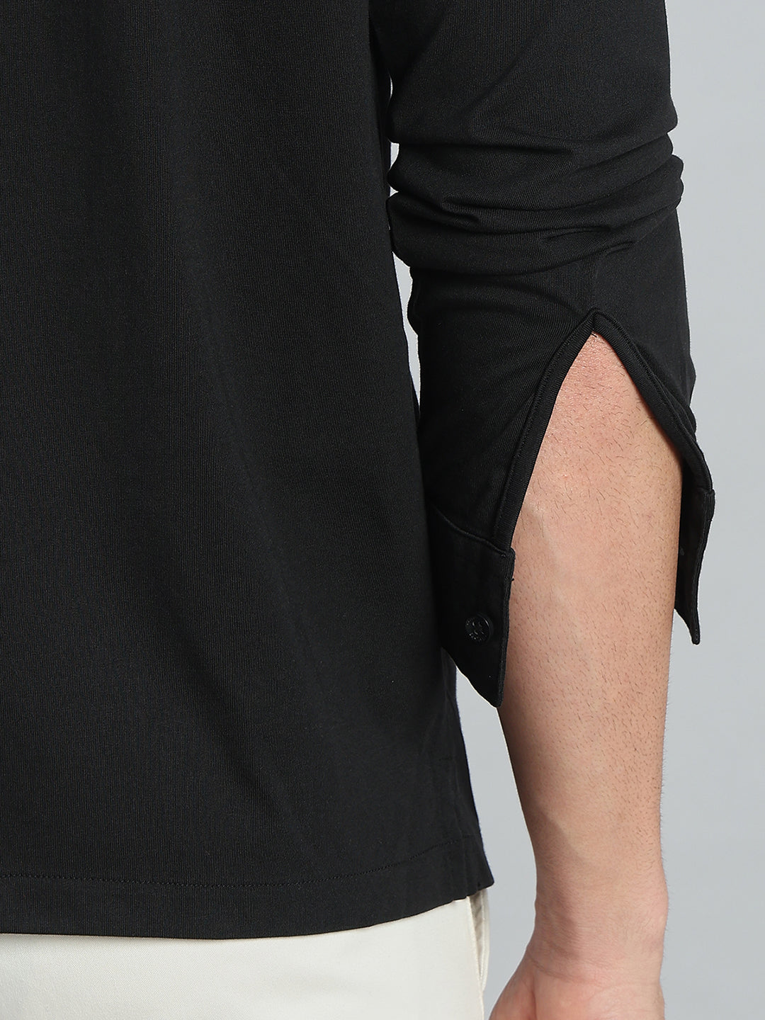 Cotton Stretch Knit Shirt