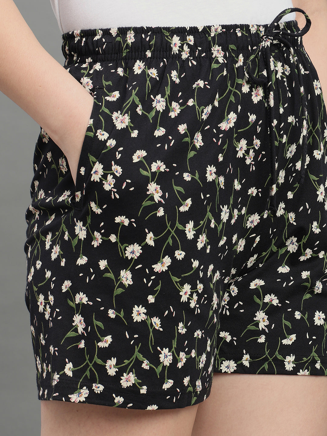 Black Floral S,Black Floral M,Black Floral L,Black Floral XL,Black Floral 2X