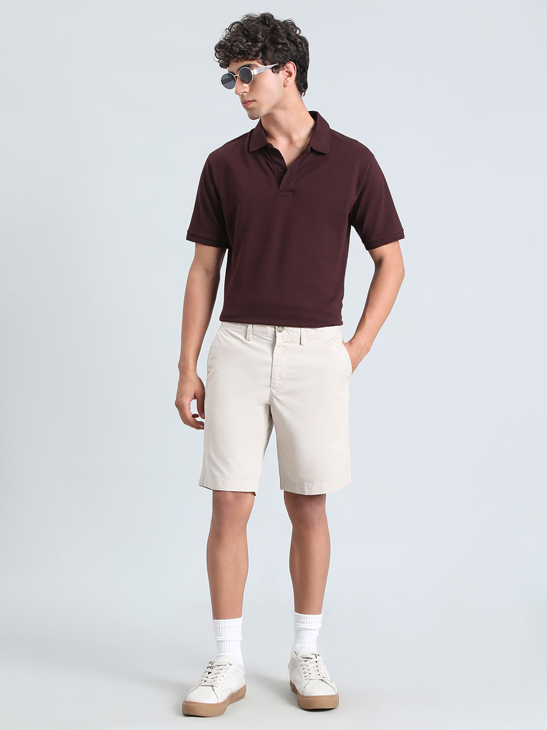 100% Cotton Smart Fit Chino Shorts