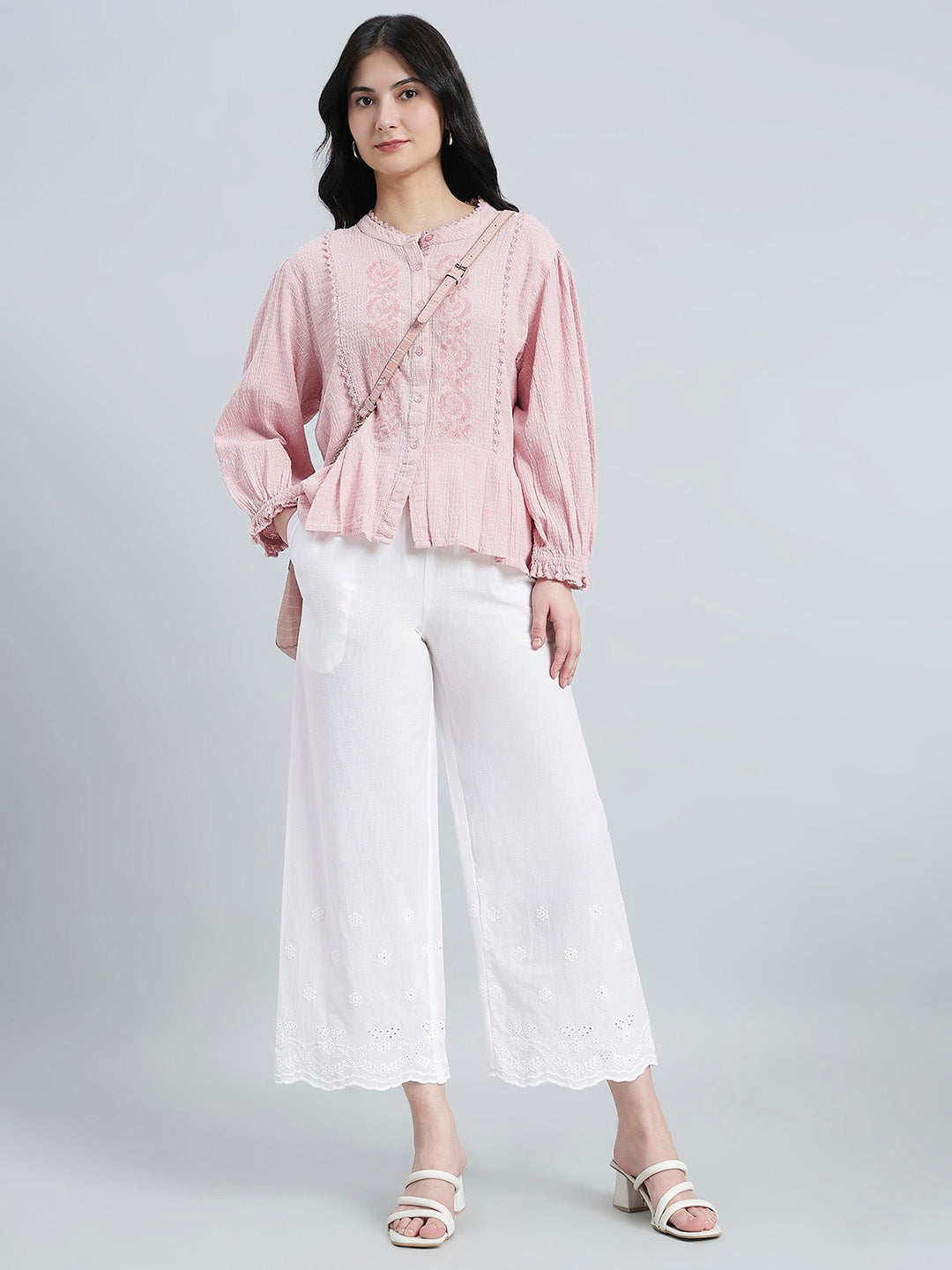 White Hakoba Wide Pant