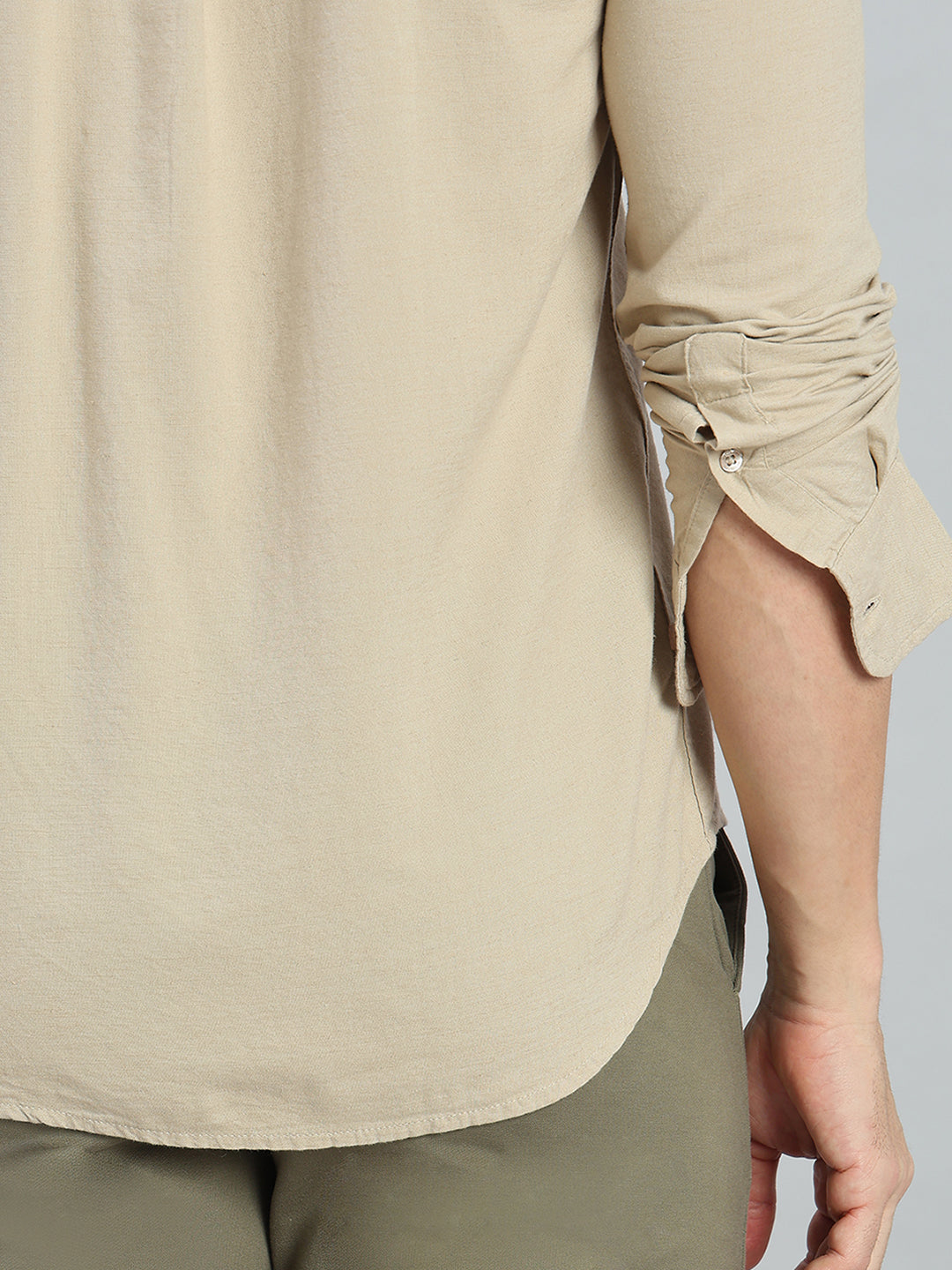 Linen Blend Regular Fit Shirt