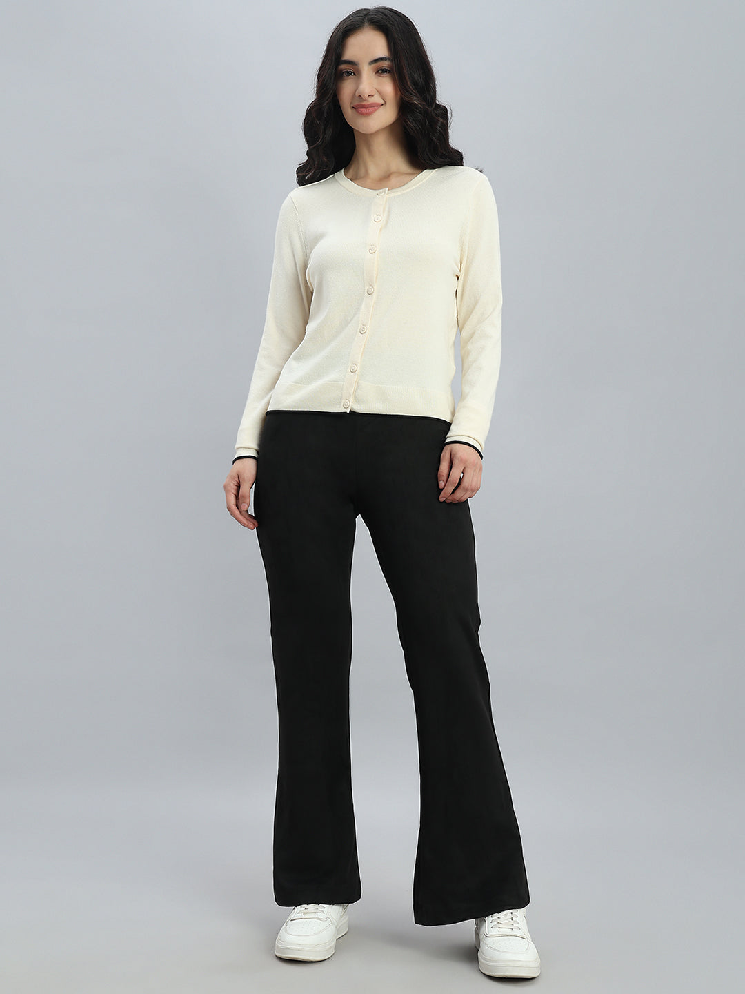 Black Suede Bell Bottom