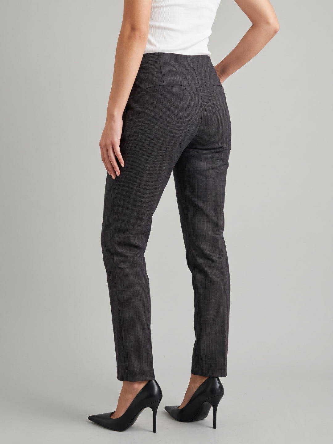 Black Roma Stripes Formal Pant
