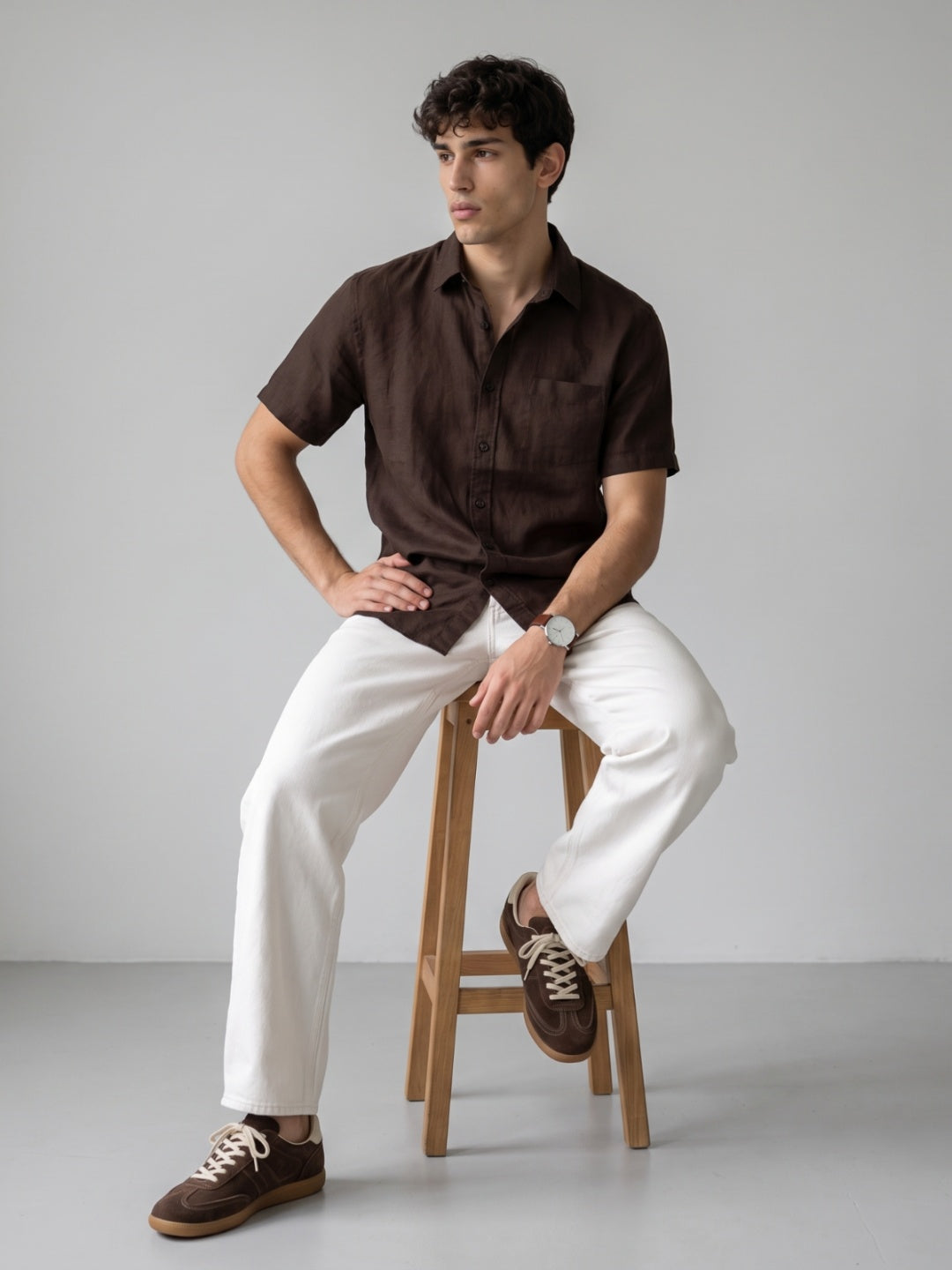 Premium Linen Half Sleeve Shirt