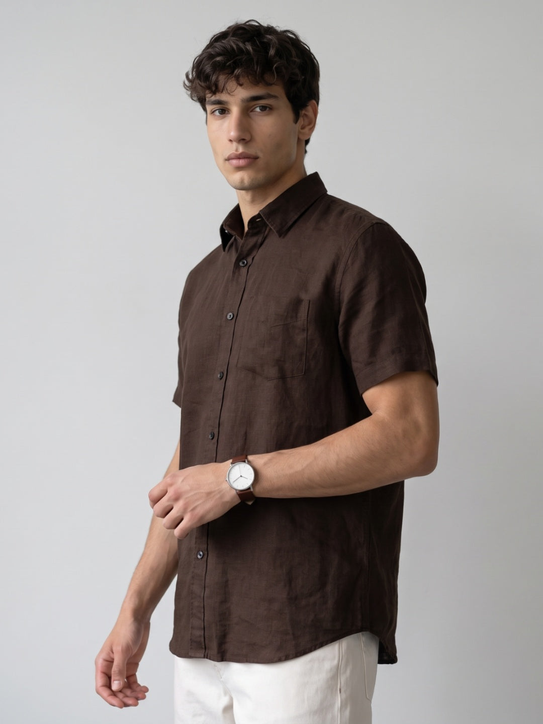 Premium Linen Half Sleeve Shirt