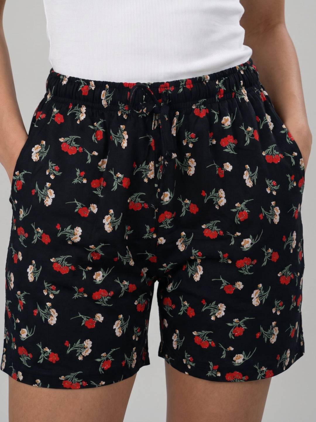 Black Red Floral XS,Black Red Floral S,Black Red Floral M,Black Red Floral L,Black Red Floral XL,Black Red Floral 2X