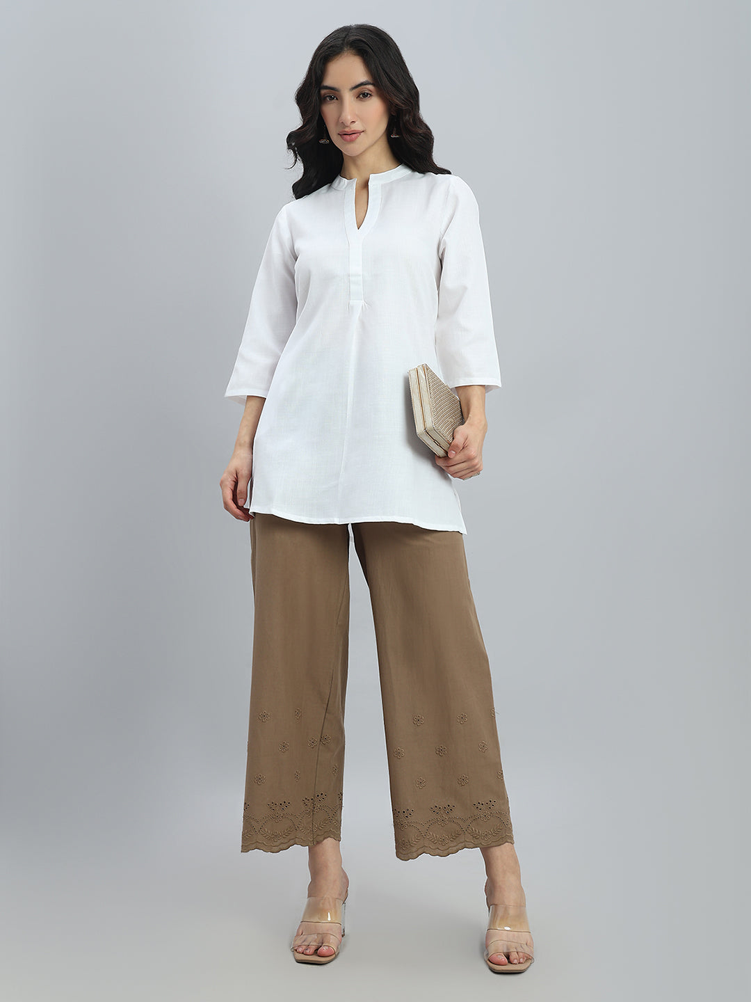 Light Brown Hakoba Wide Pant