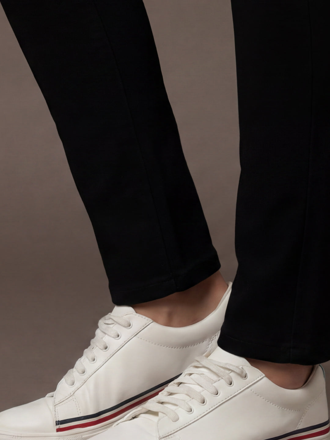 Black Cotton Polyester Super Stretch Jeggings