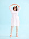 Light Beige Cotton Stretch Churidar