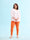 Light Orange Cotton Stretch Churidar