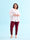 Maroon Cotton Stretch Churidar