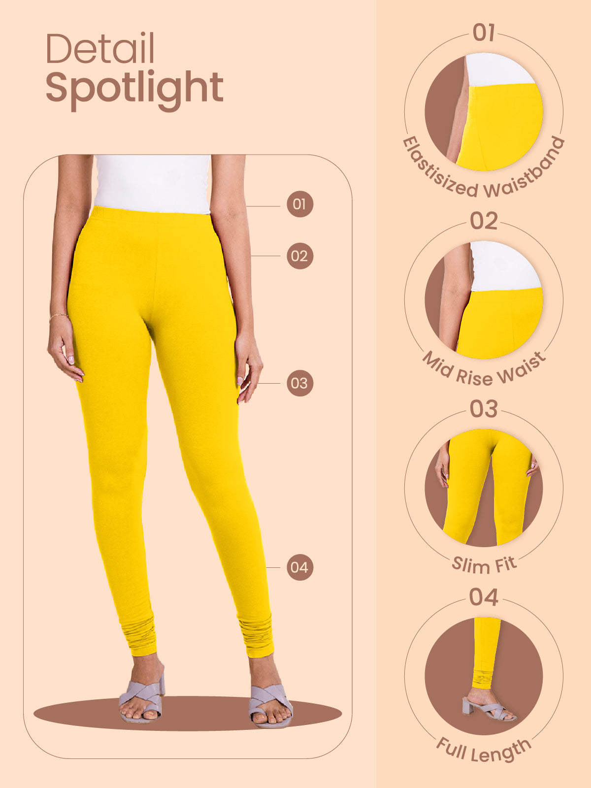 Lime Cotton Stretch Churidar