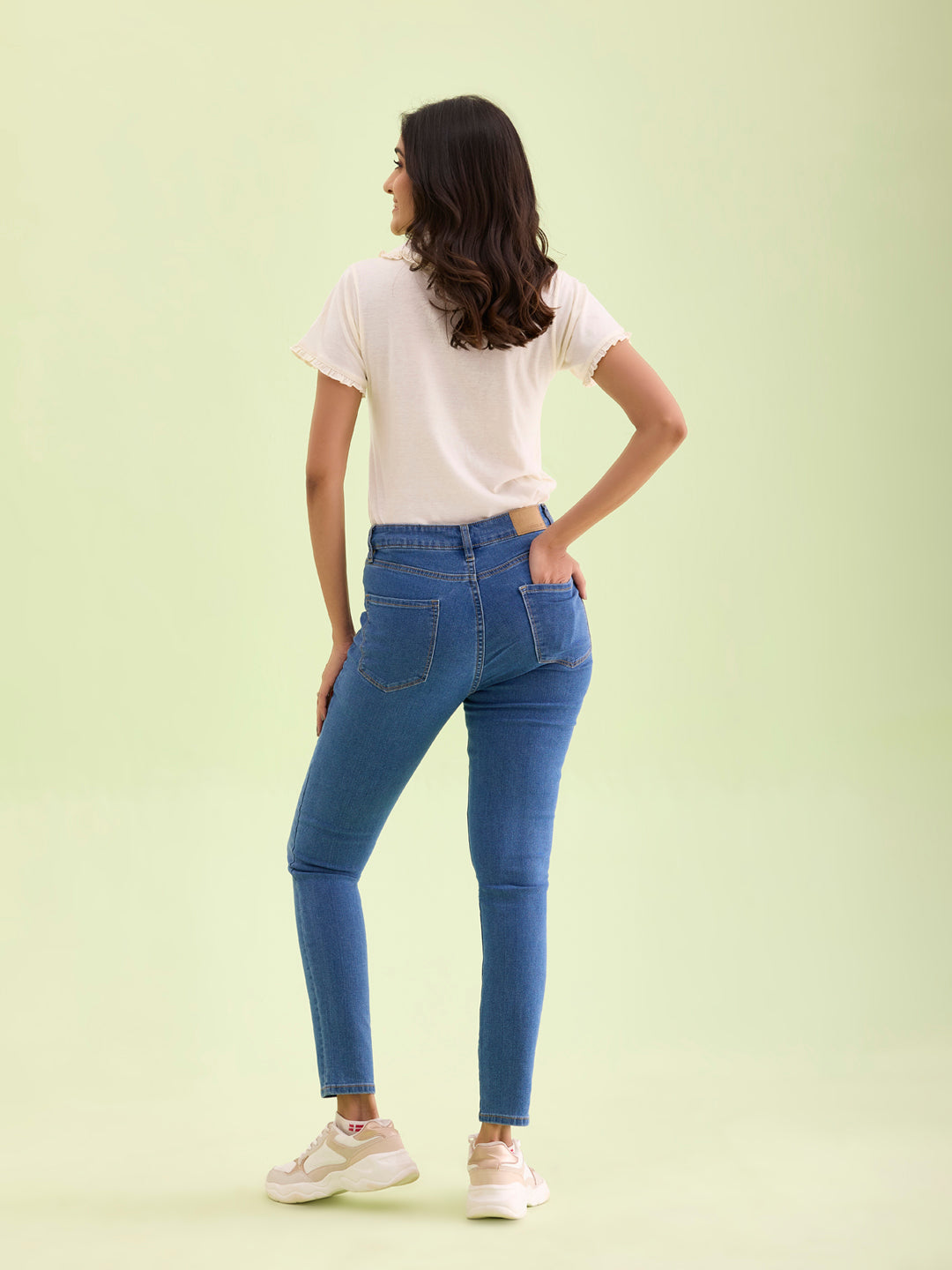 Light Blue Denim Skinny Jeans