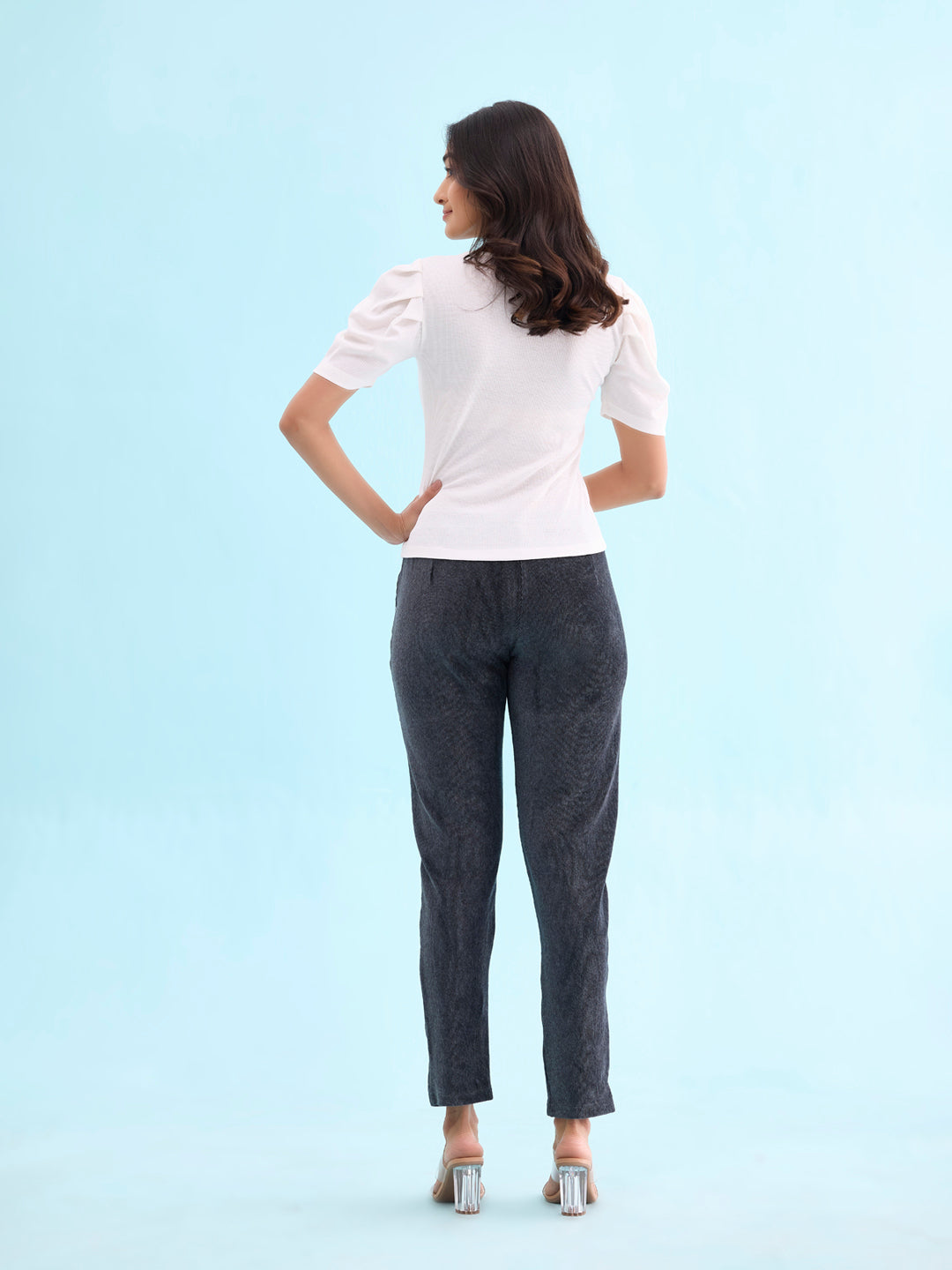 Antra Melanges Cotton Polyester Corduroy Jeggings