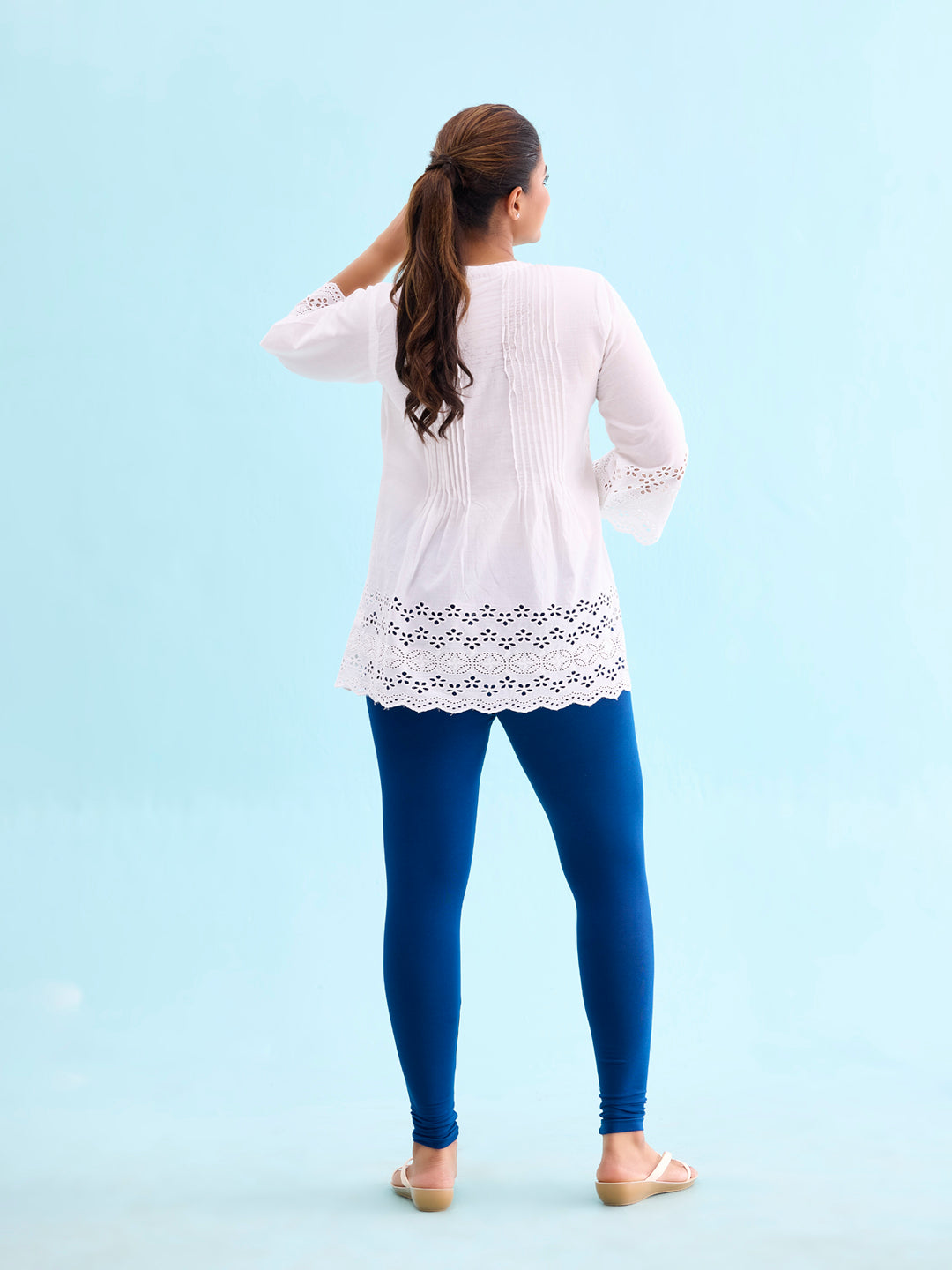 Royal Cotton Stretch Ankle Length Leggings