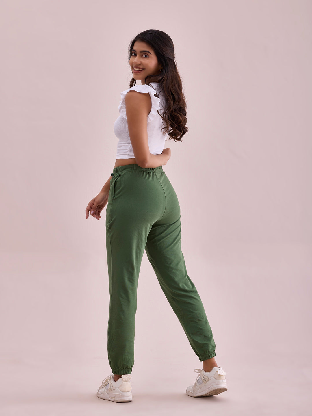 Evergreen Cotton Stretch Casual Joggers